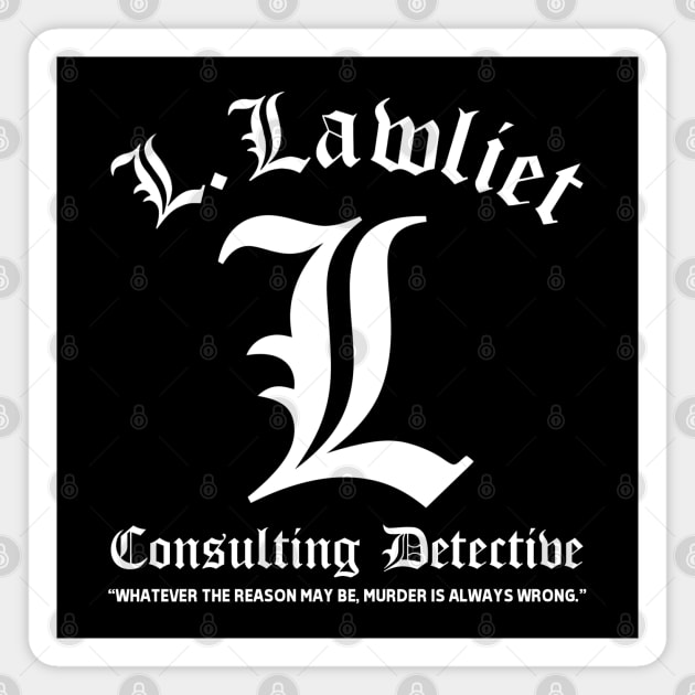 Consulting Detective logo v2 Magnet by buby87